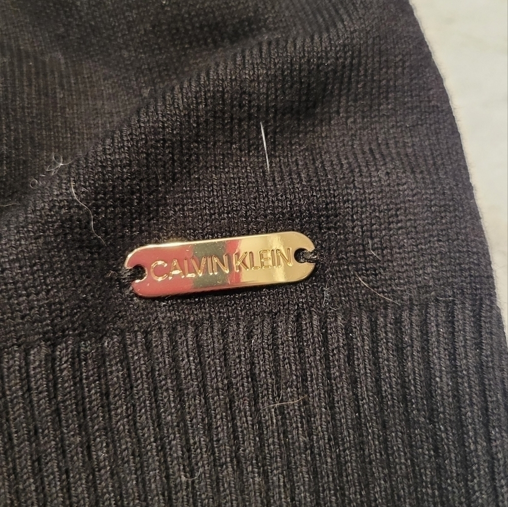 Calvin Klein Colorblock Turtleneck Sweater - Picture 3 of 4